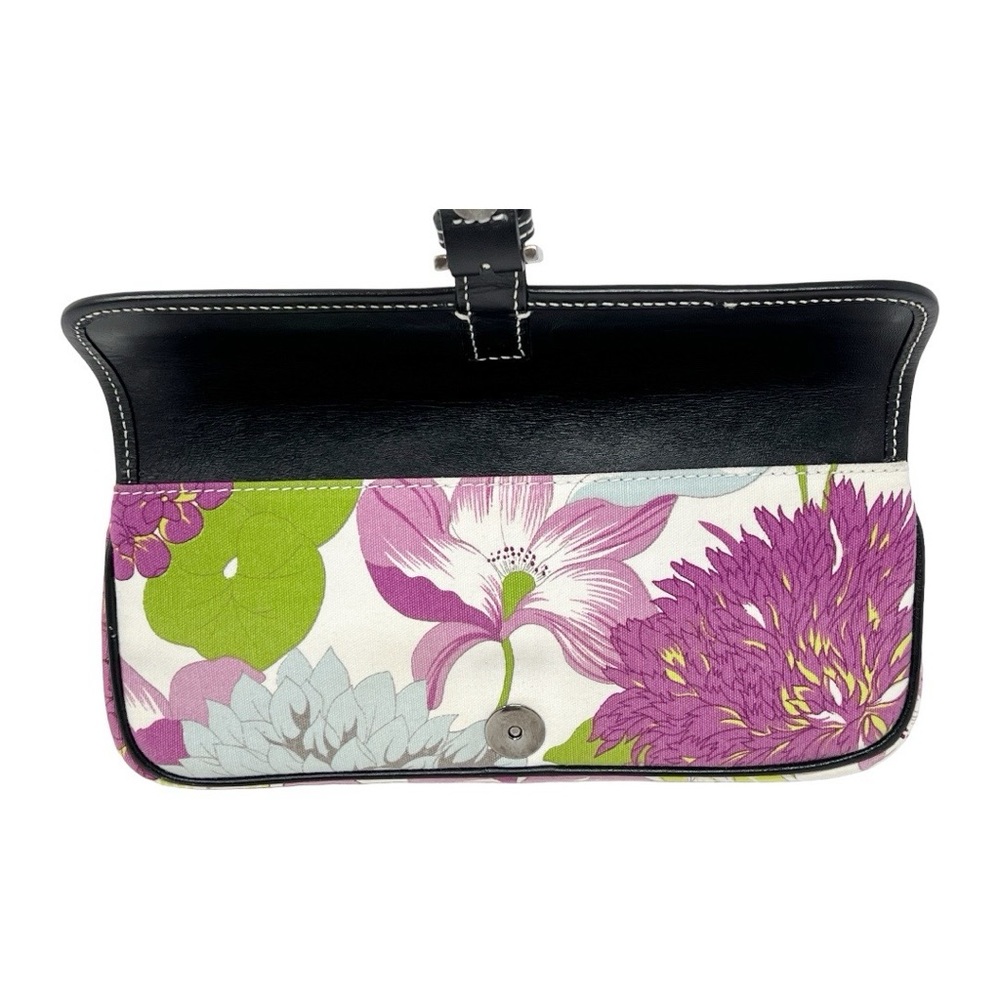 Burberry London Canvas Floral Clutch RARE - Picture 2 of 13